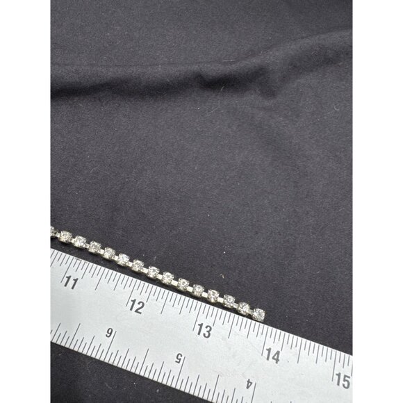 Vintage Rhinestone Necklace Wedding Bridal Jewelry - Picture 5 of 6